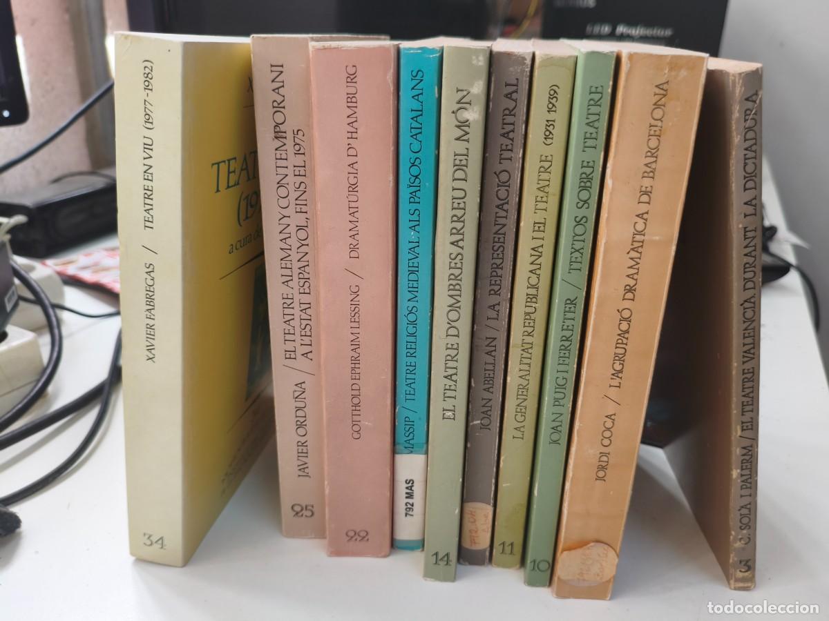 Libros de segunda mano: Lot 10 Monografies de teatre Institut Viu alemany d'ombres generalitat republicana Valenci&agrave; medieval