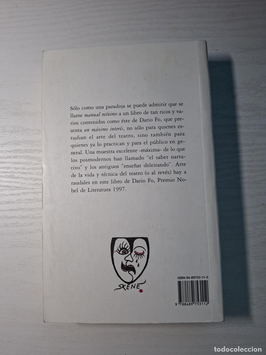 Libros de segunda mano: Manual m&iacute;nimo del actor - Fo, Dario - Foto 3