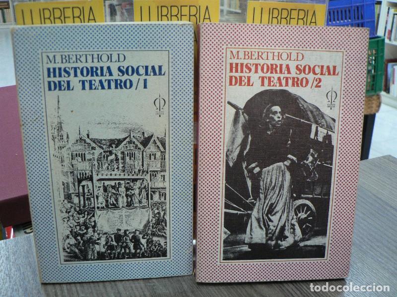 Libros de segunda mano: Historia Social del Teatro (dos tomos) - Margot Berthold - Ediciones Guadarrama - Punto Omega, 177-1
