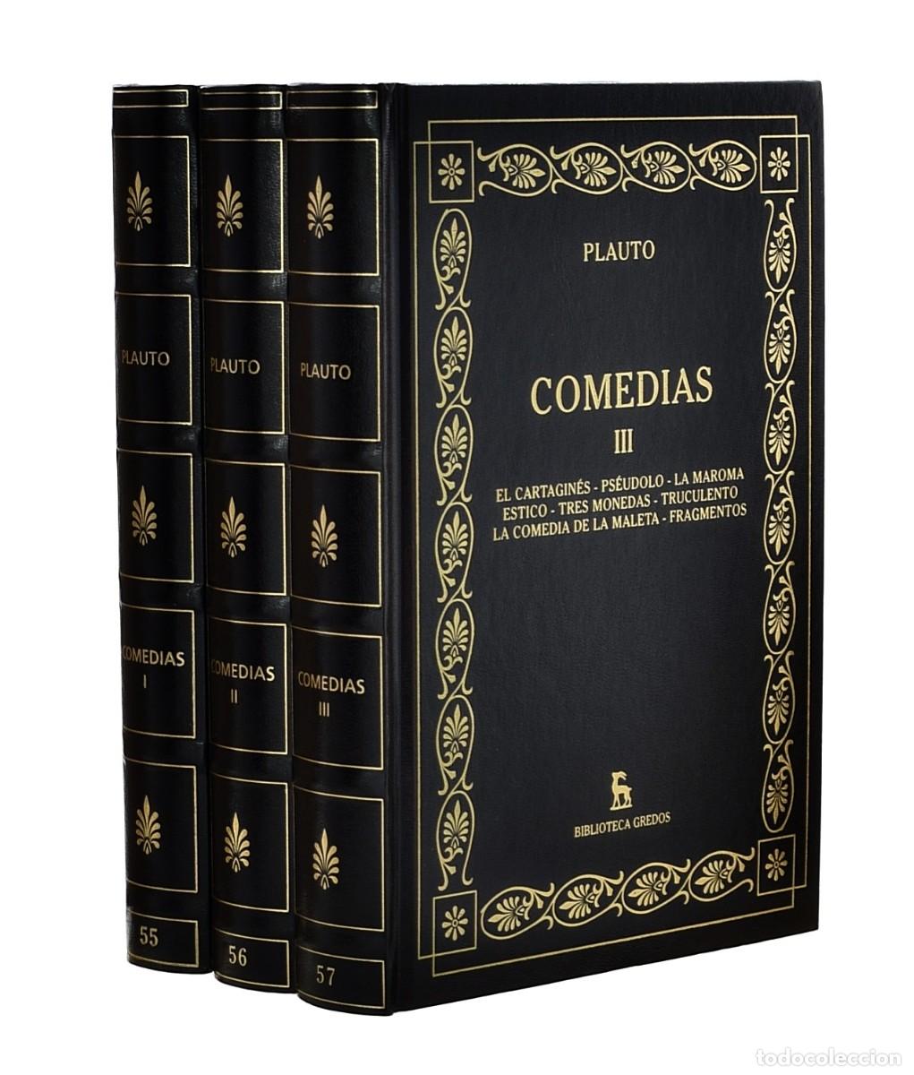 Libros de segunda mano: COMEDIAS, I-II-III (EDICI&Oacute;N COMPLETA EN 3 TOMOS) - PLAUTO