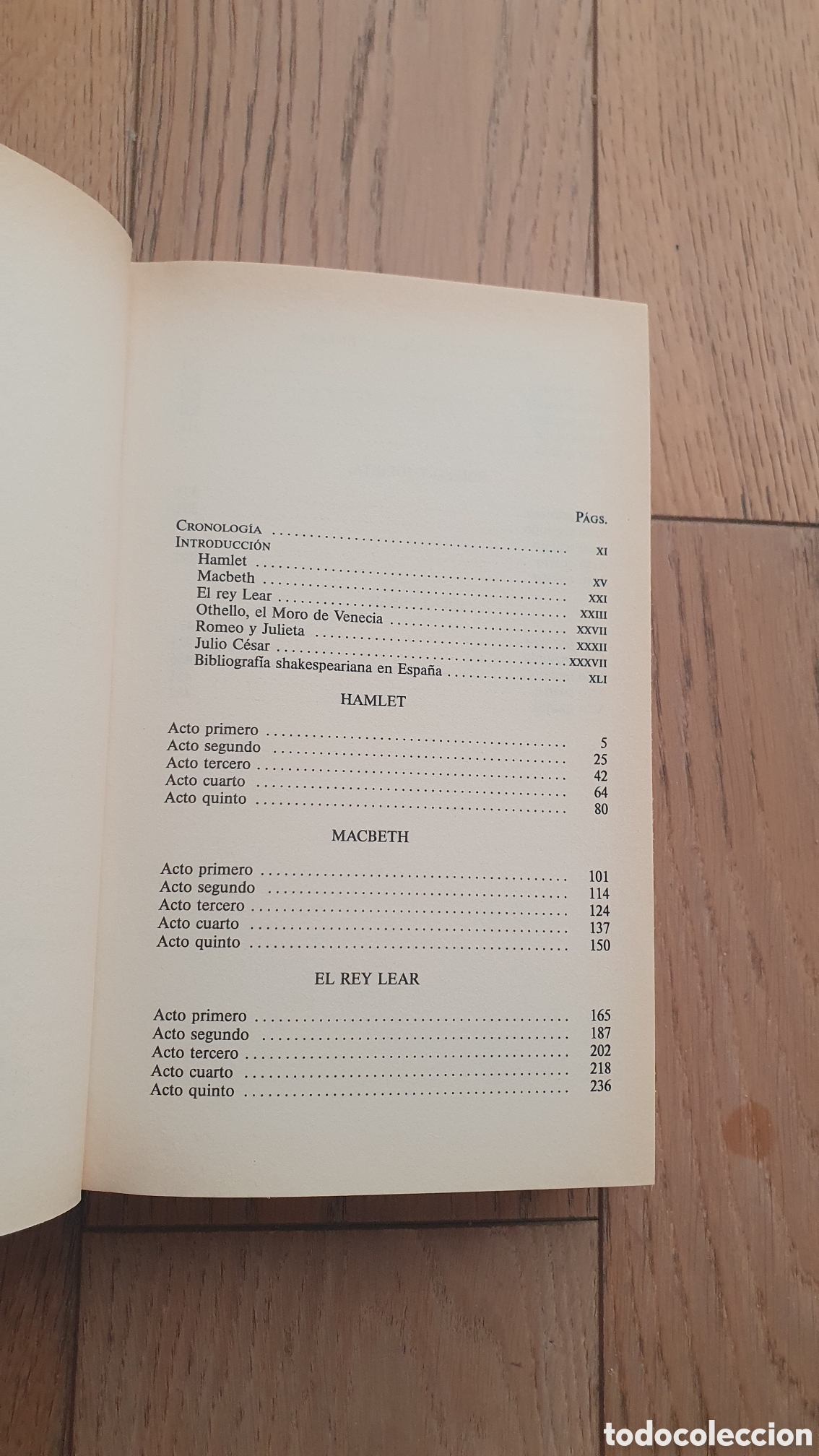 Libros de segunda mano: &rdquo;TRAGEDIAS&rdquo; de Shakespeare RBA 1994 - Foto 6