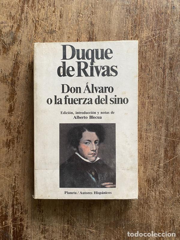 Libros de segunda mano: Don alvaro o la fuerza del sino - Duque de Rivas