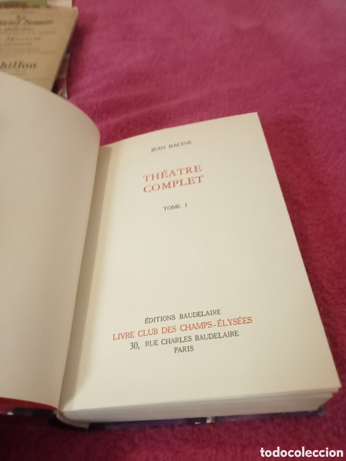 Libros de segunda mano: Racine Theatre Complet Tome 1 - Foto 2