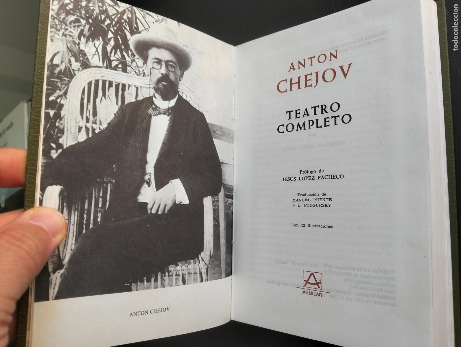 Libros de segunda mano: Teatro. Anton Chejov, Il. ed. Aguilar, 1979. Lujo, papel biblia, cinta. VISITA MI CATALOGO. L55