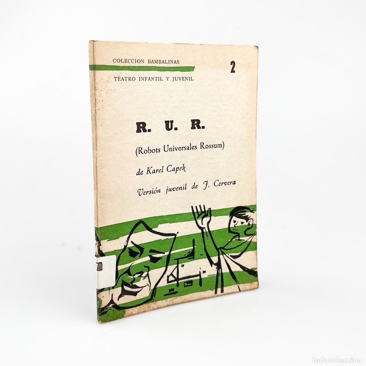 Libros de segunda mano: Robots Universales Rossum, Karel Capek