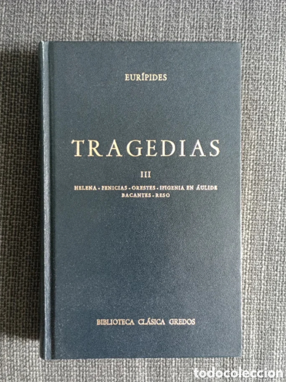 Libros de segunda mano: Eur&iacute;pides Tragedias III Biblioteca Cl&aacute;sica Gredos