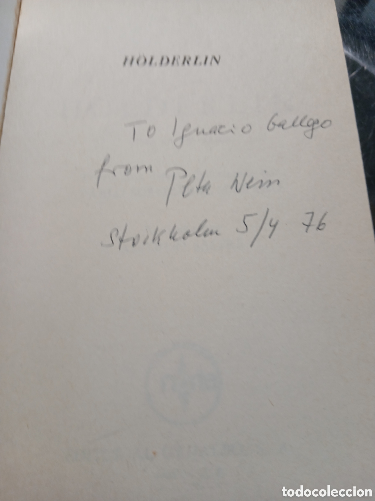 Libros de segunda mano: PETER WEISS DEDICADO Y FIRMADO !!!!