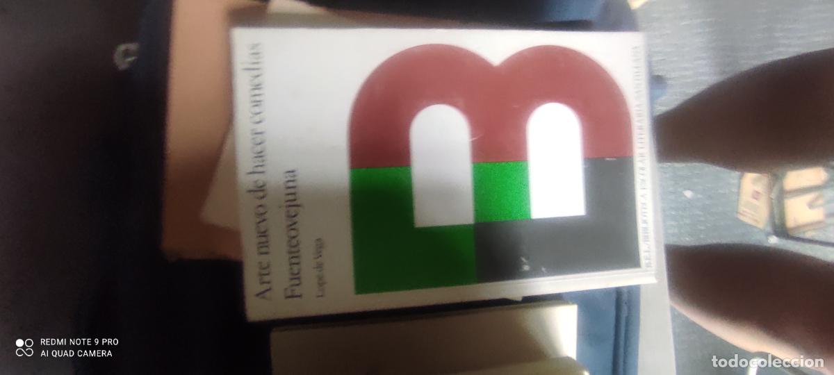 Libros de segunda mano: ARTE NUEVO DE HACER COMEDIAS - FUENTEOVEJUNA - LOPE DE VEGA - BIBLIOTECA ESCOLAR LITERARIA N&ordm; 12