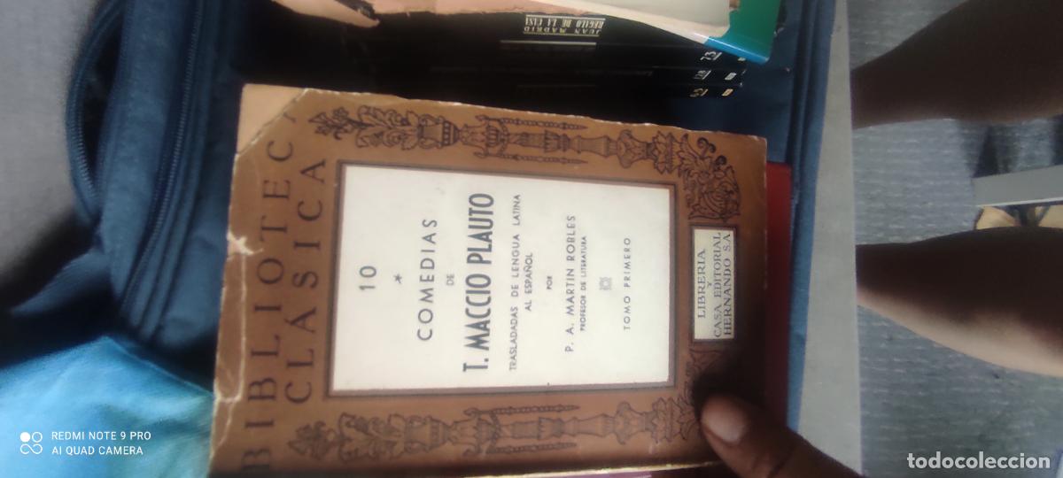 Libros de segunda mano: 10 Comedias de Tito Maccio Plauto teatro