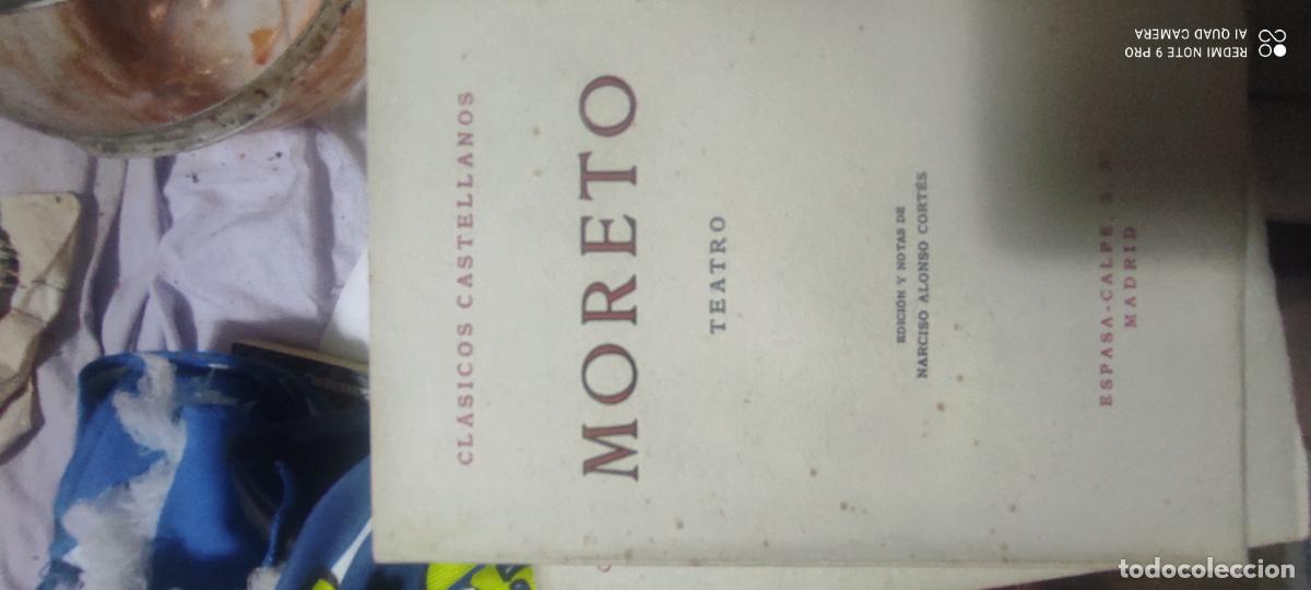 Libros de segunda mano: TEATRO. MORETO. CLASICOS CASTELLANOS