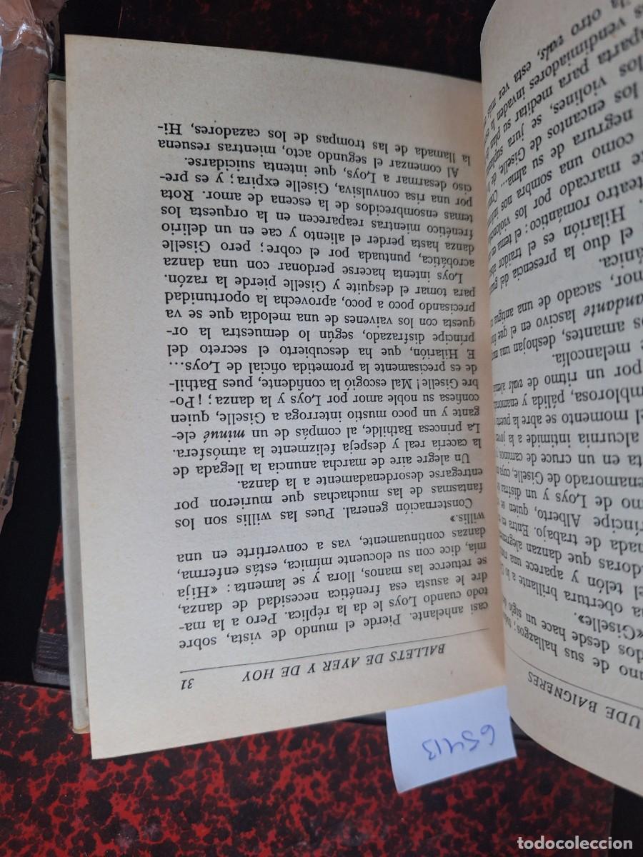 Libros de segunda mano: BALLETS DE AYER Y DE HOY. - BAIGNERES, Claude. - Foto 2