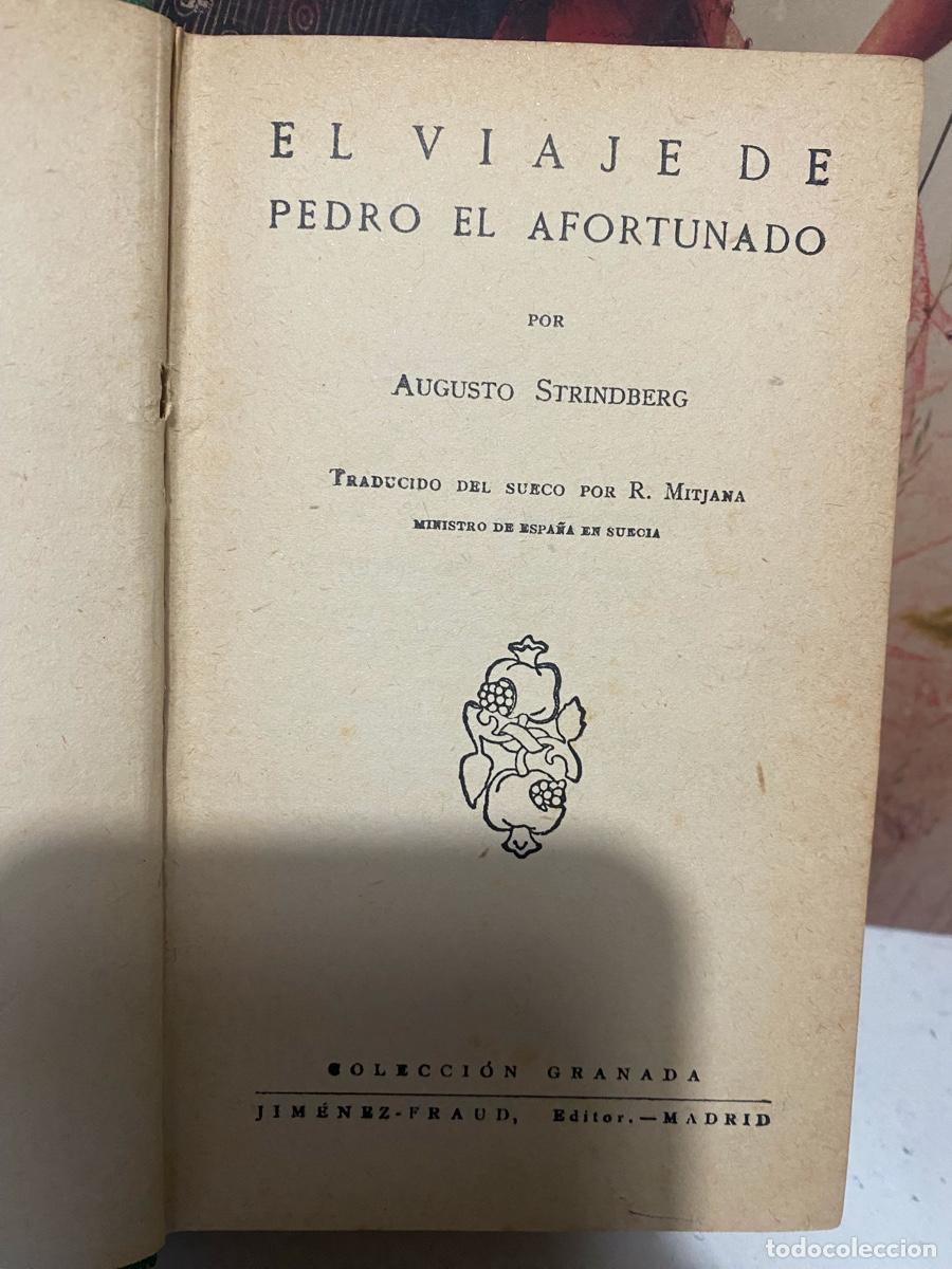 Libros de segunda mano: EL VIAJE DE PEDRO EL AFORTUNADO, AUGUSTO STRINDBERG, COLECCION GRANADA