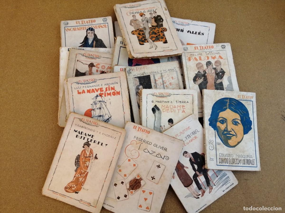 Libros de segunda mano: LOTE 17 OBRAS TEATRALES COLECCION EL TEATRO MODERNO