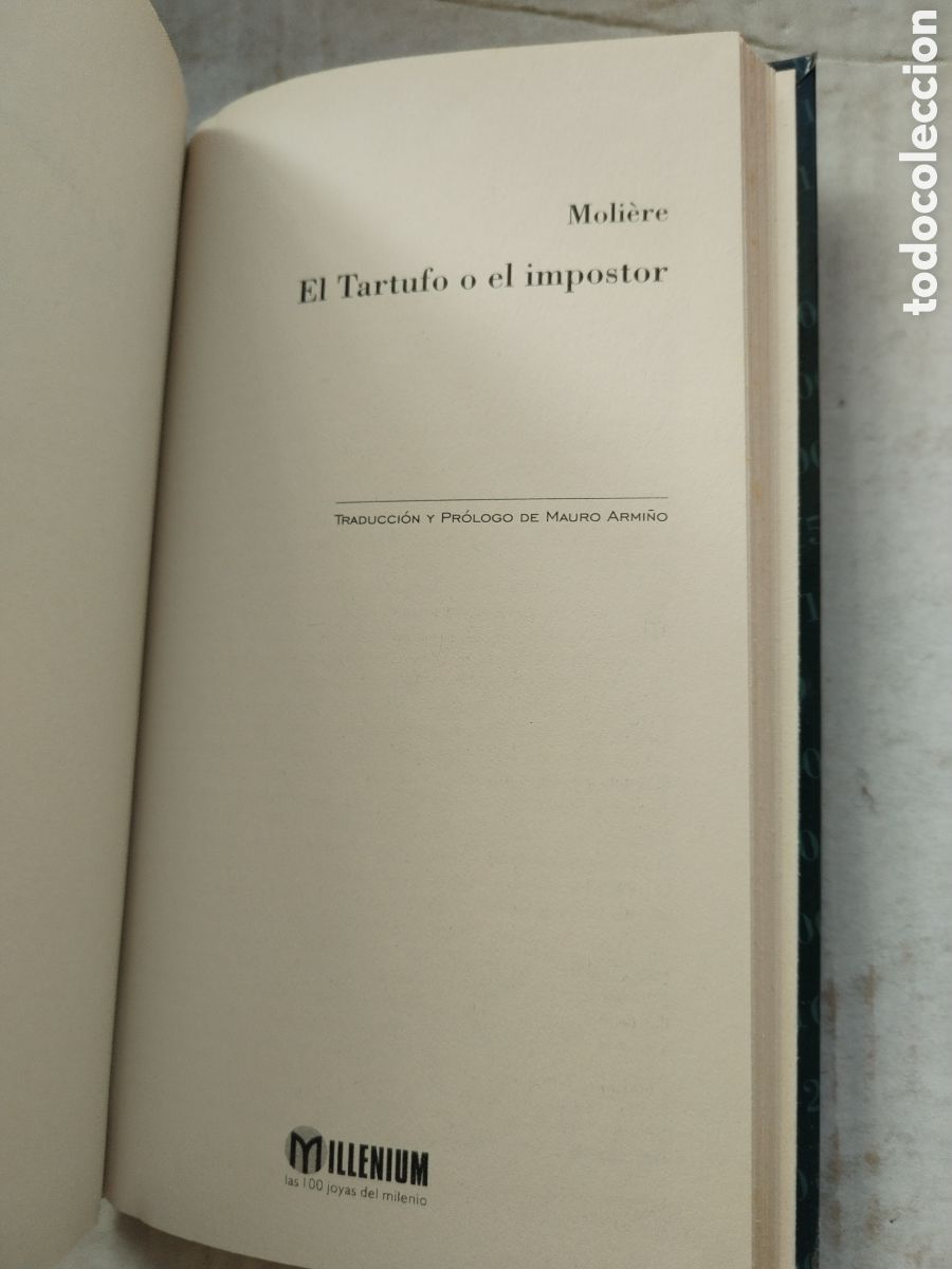 Libros de segunda mano: EL TARTUFO/MOLIERE COLECCI&Oacute;N MILLENIUM - Foto 2