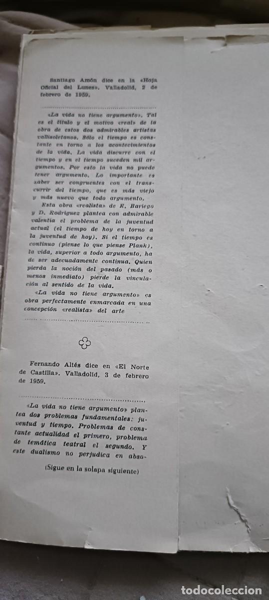 Libros de segunda mano: La vida no tiene argumento - Foto 2