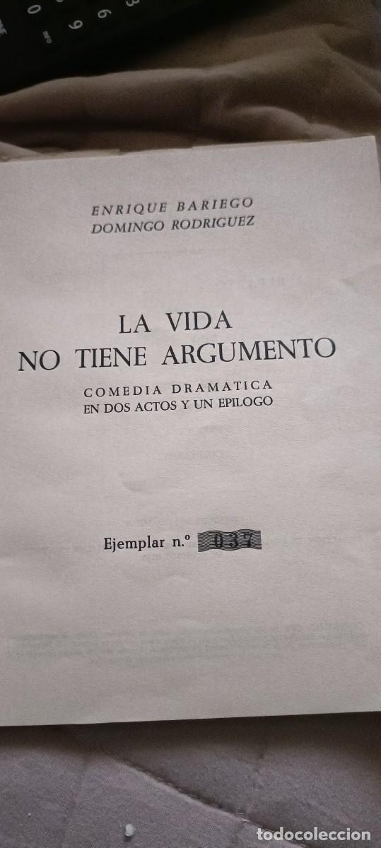 Libros de segunda mano: La vida no tiene argumento - Foto 3