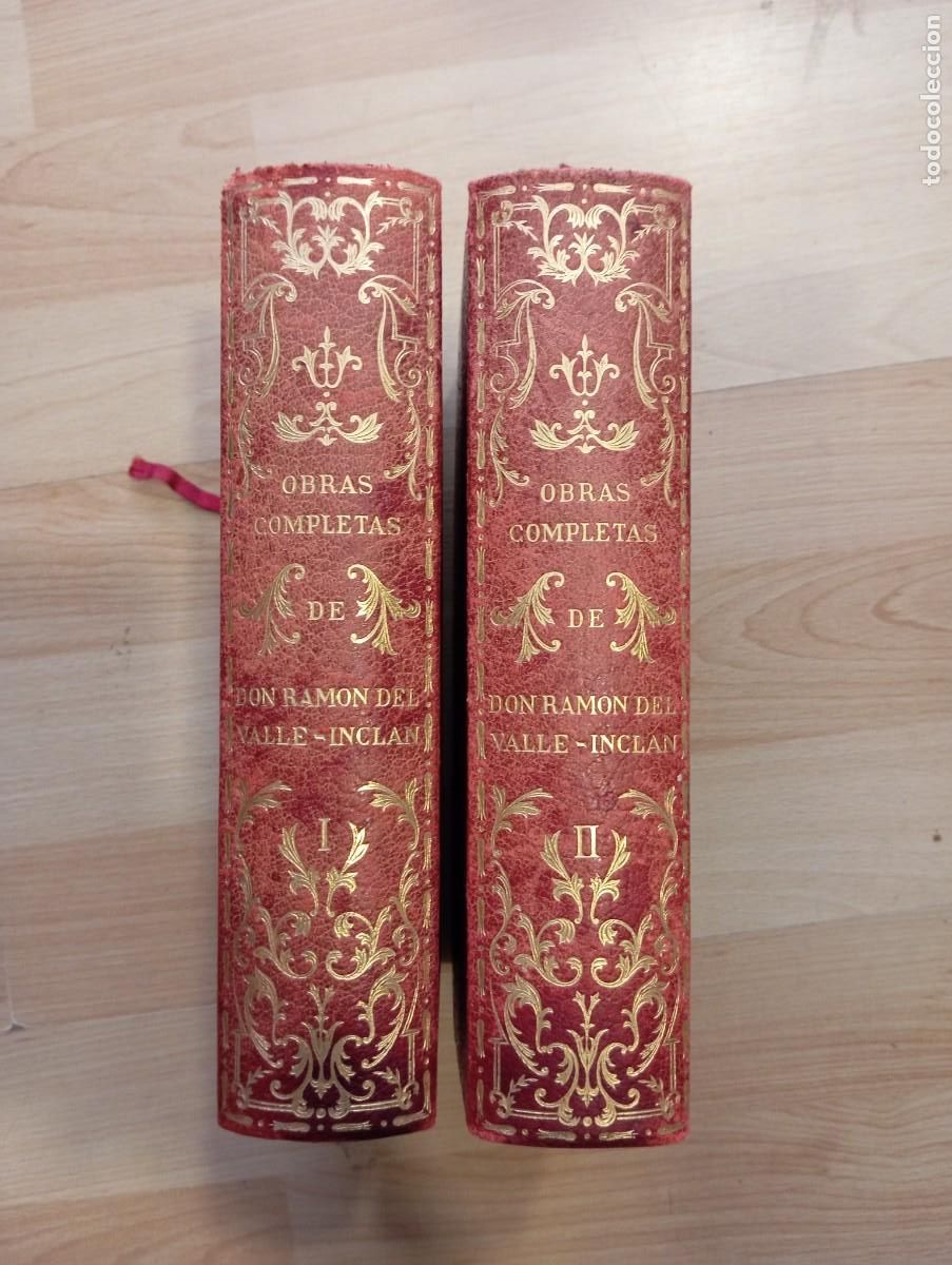 Libros de segunda mano: 'Obras completas'. Ram&oacute;n del Valle-Incl&aacute;n'. Ejemplar 1395. 1952. Segunda edici&oacute;n.