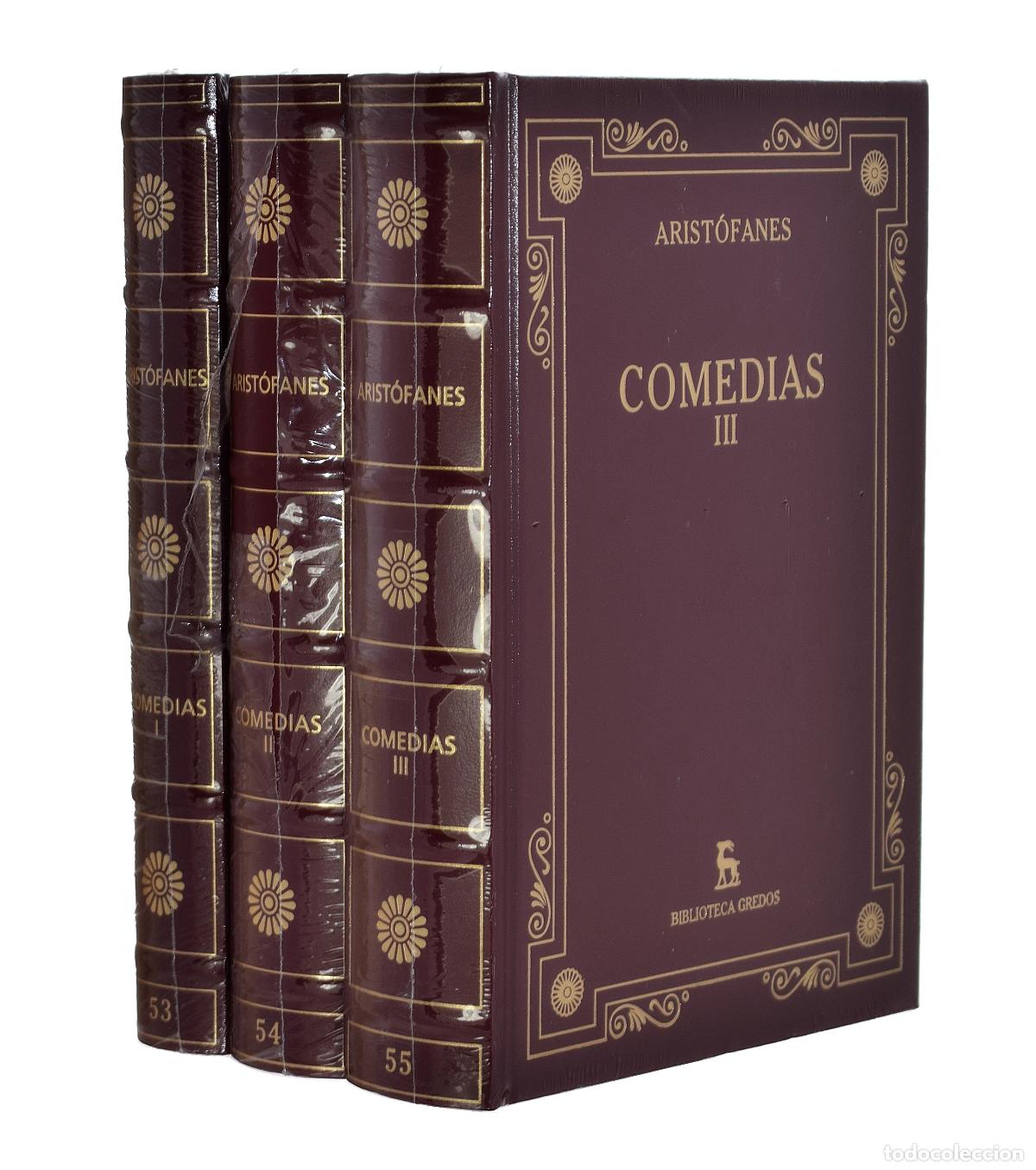 Libros de segunda mano: COMEDIAS, I-II-III (EDICI&Oacute;N COMPLETA EN 3 TOMOS) - ARIST&Oacute;FANES