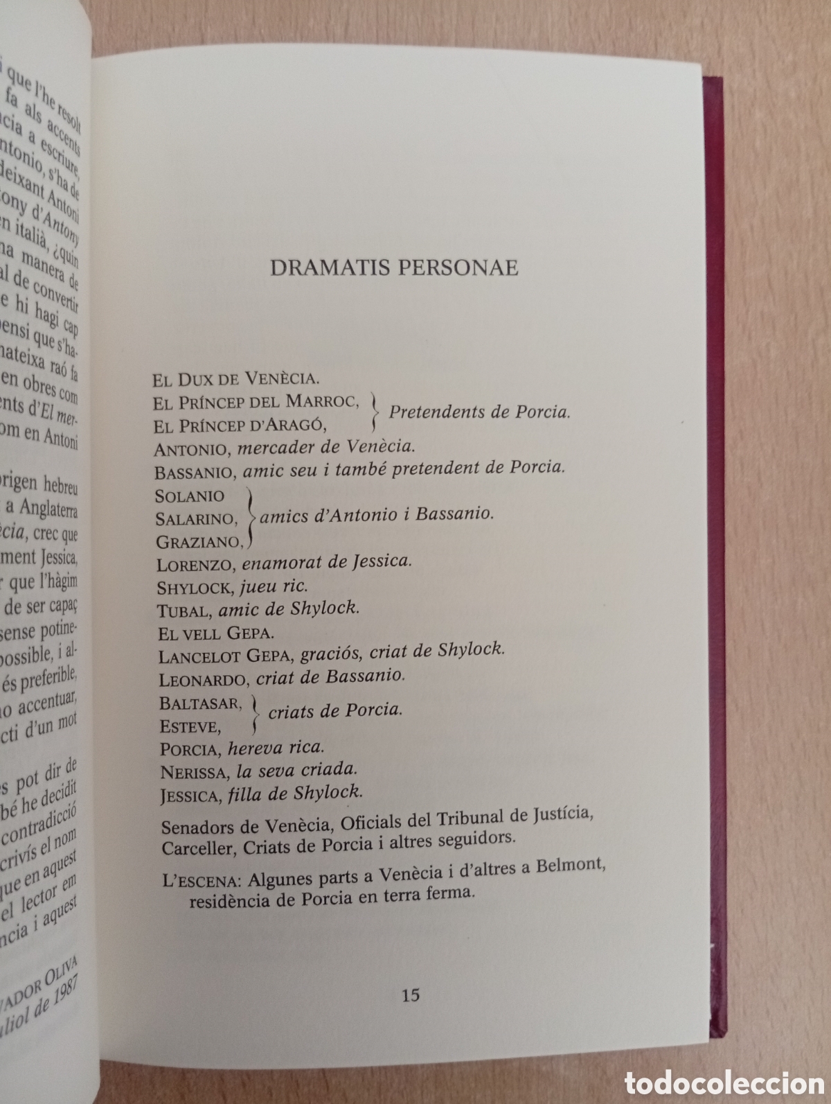 Libros de segunda mano: EL MERCADER DE VEN&Egrave;CIA. William Shakespeare. Edici&oacute;n en Catal&aacute;n - Foto 9