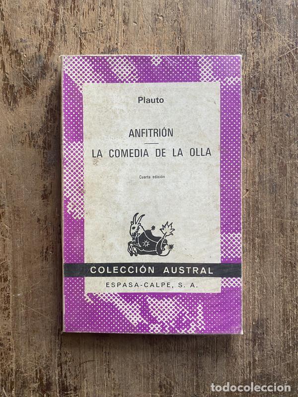 Libros de segunda mano: Anfitrion / La comedia de la olla - Plauto - Foto 1