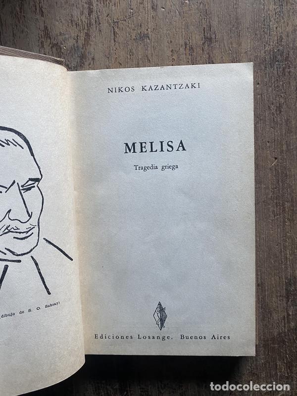 Libros de segunda mano: Melisa - Kazantzaki, Nikos
