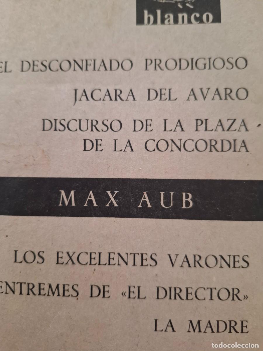 Libros de segunda mano: el desconfiado prodigioso jacara del &aacute;varo discurso de la plaza y varias obras Max Aub