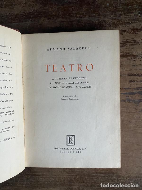 Libros de segunda mano: Teatro - Salacrou Armand