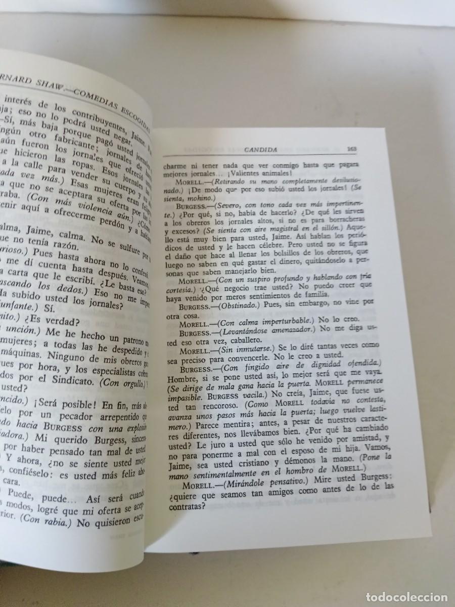 Libros de segunda mano: Comedias escogidas Bernard Shaw - Foto 9