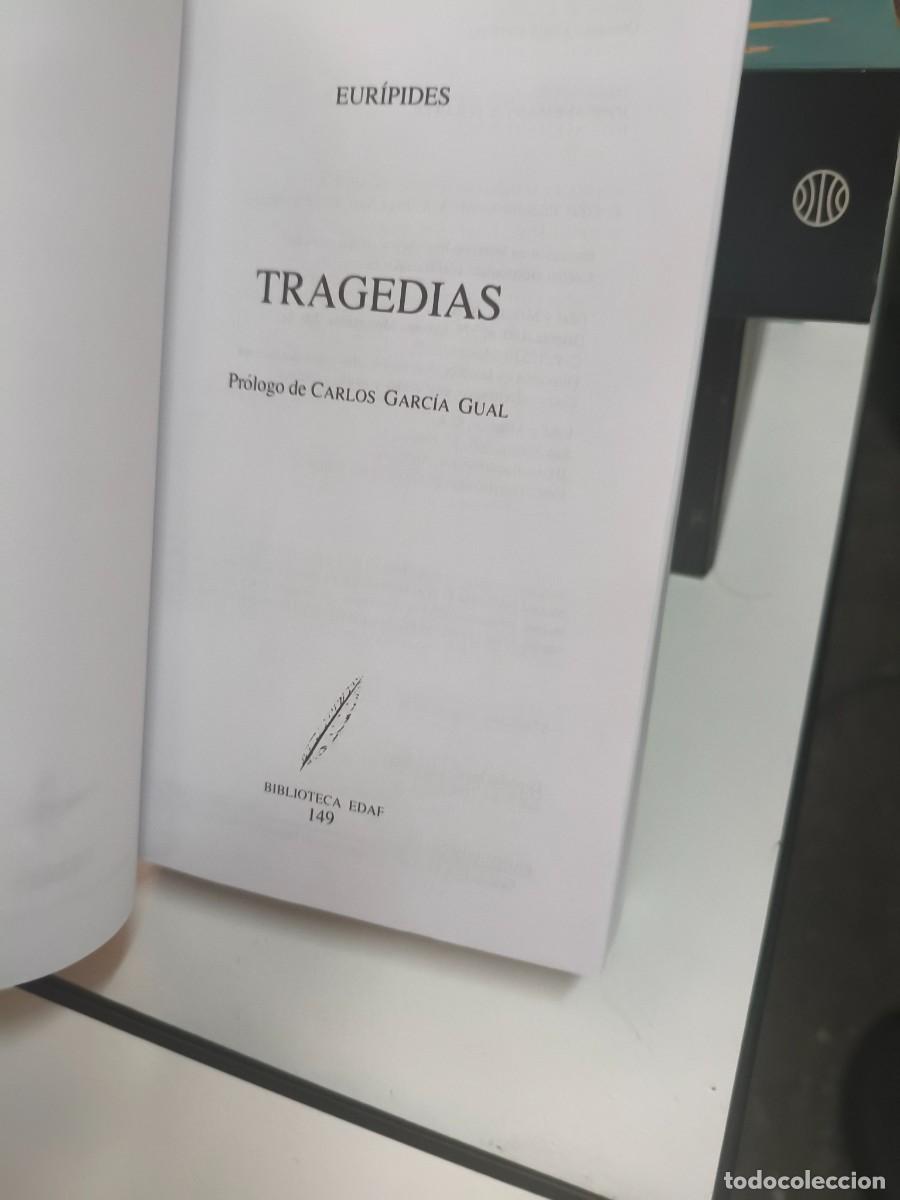 Libros de segunda mano: Eur&iacute;pides. Tragedias. Biblioteca Edaf. Pr&oacute;logo de Carlos Garc&iacute;a Gual. Tragedias Sofocles - Foto 3