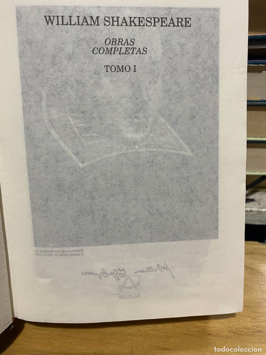 Libros de segunda mano: WILLIAM SHAKESPEARE, OBRAS COMPLETAS TOMO I