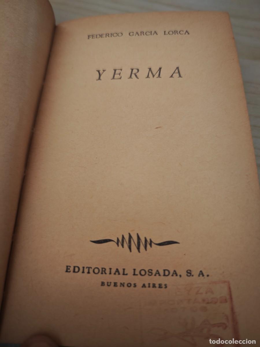 Libros de segunda mano: YERMA - FEDERICO GARCIA LORCA - Foto 5