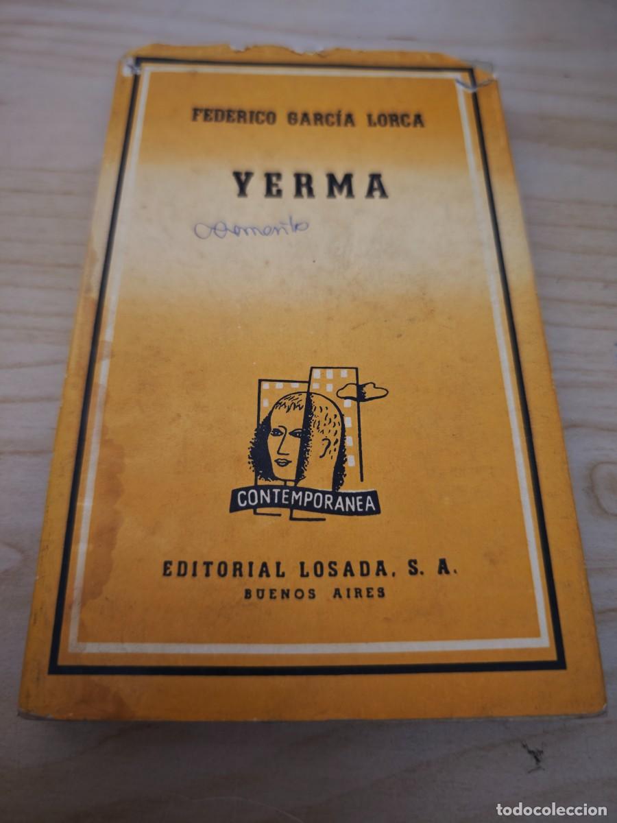 Libros de segunda mano: YERMA - FEDERICO GARCIA LORCA