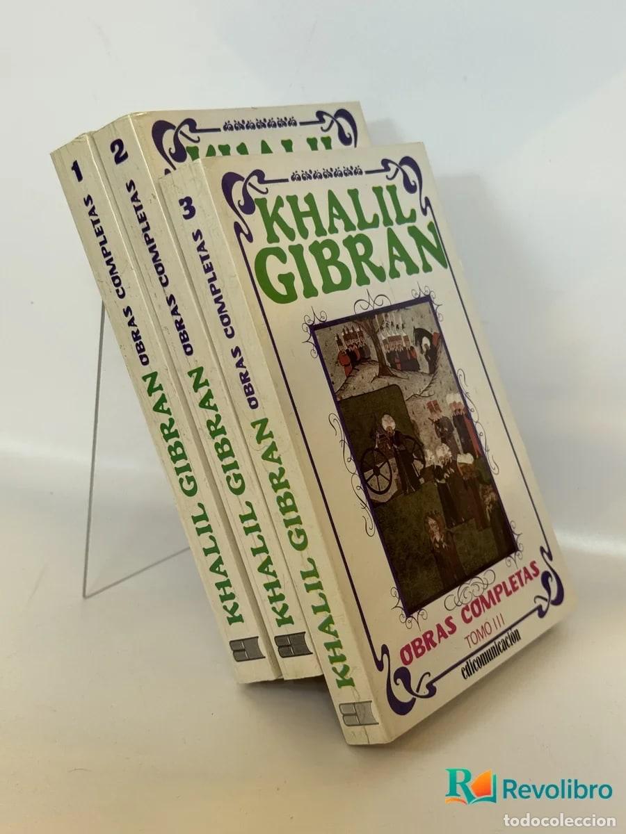 Libros de segunda mano: Lote Obras completas Khalil Gibran 3 vol&uacute;menes