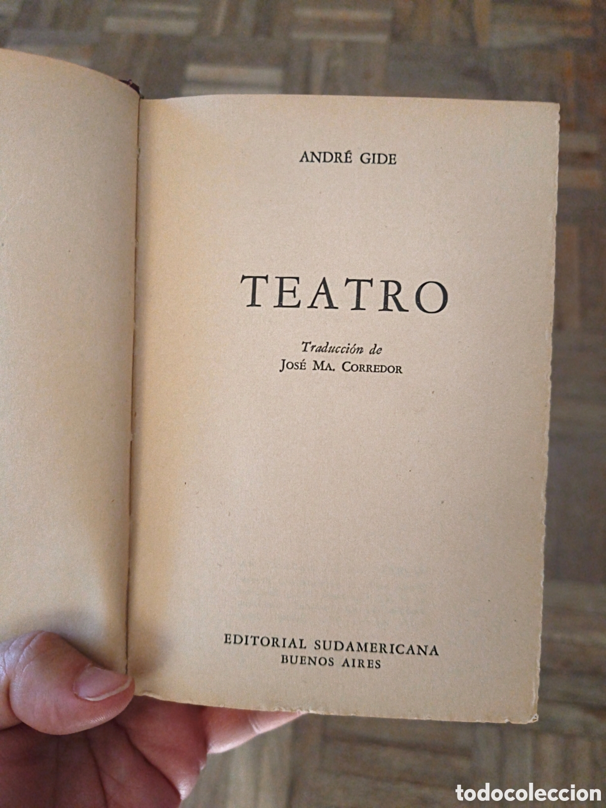 Libros de segunda mano: Teatro. Andr&eacute; Gide. Buenos Aires - Foto 1