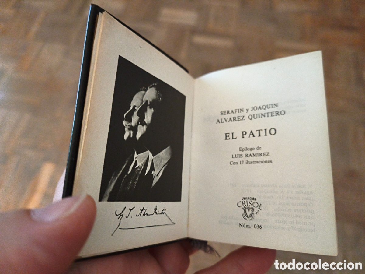 Libros de segunda mano: El patio. Alvarez Quintero. Crisolin n&deg;036 - Foto 2
