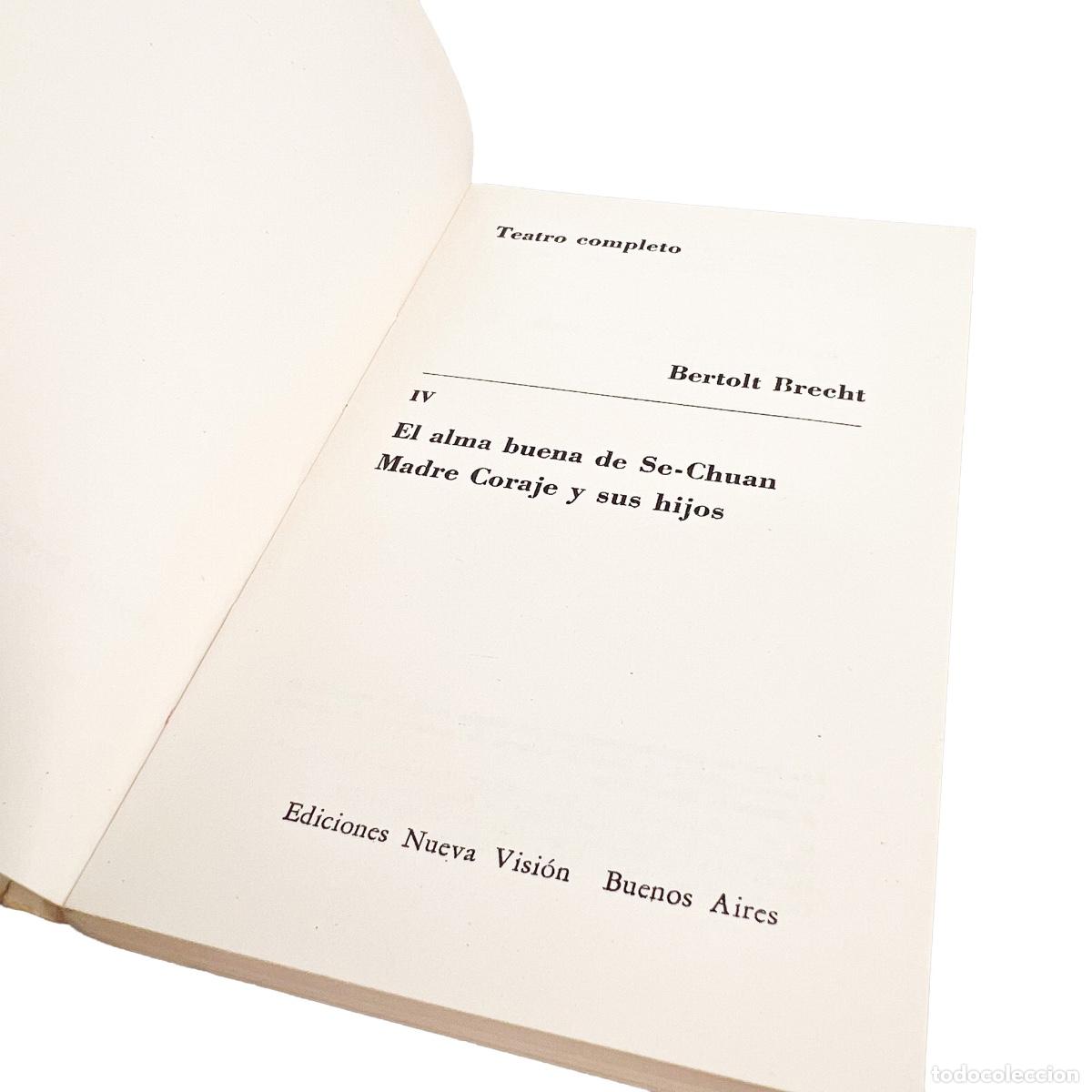 Libros de segunda mano: Teatro Completo Bertolt Brecht IV, Bertolt Brecht - Foto 3