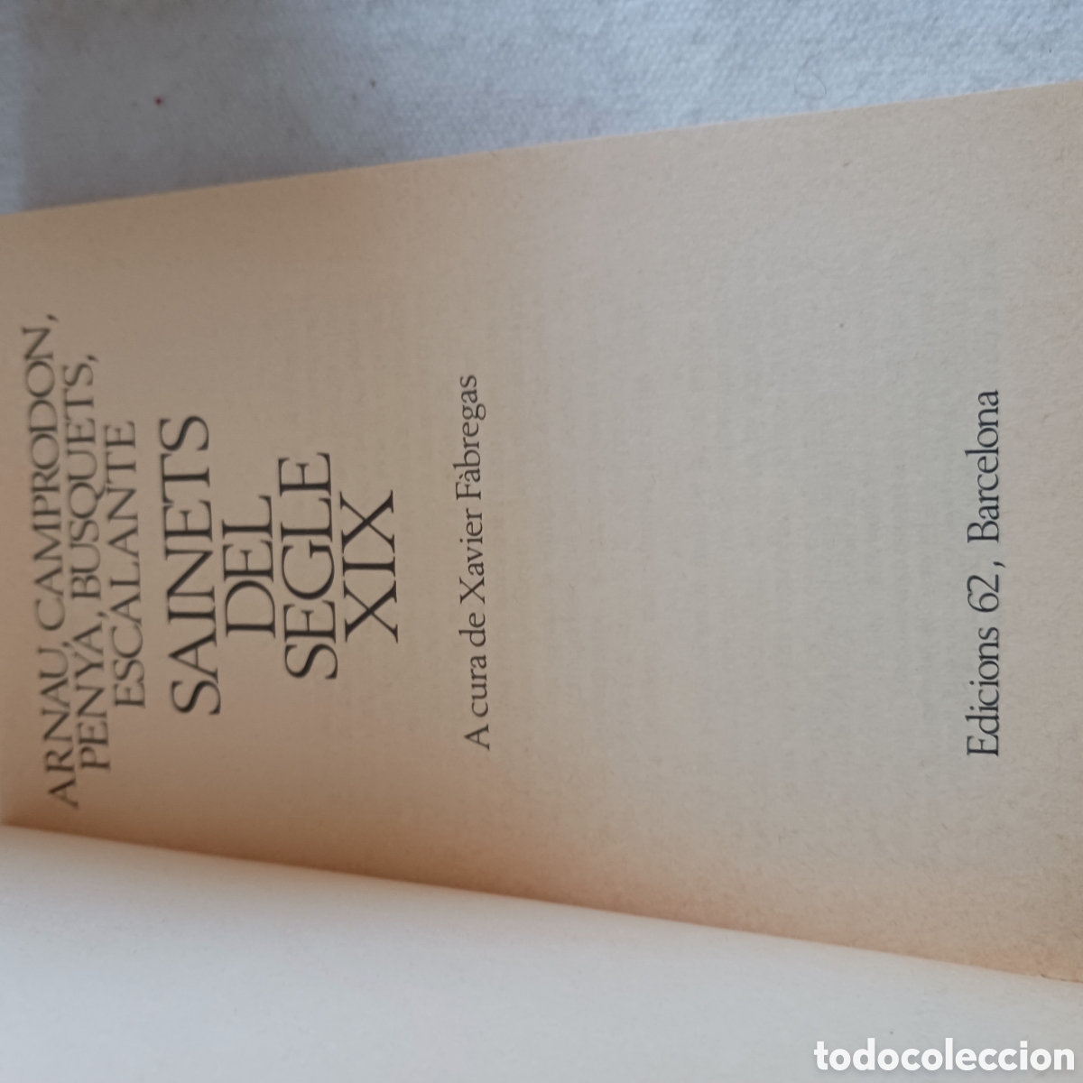 Libros de segunda mano: Sainets del Segle XIX - Foto 5
