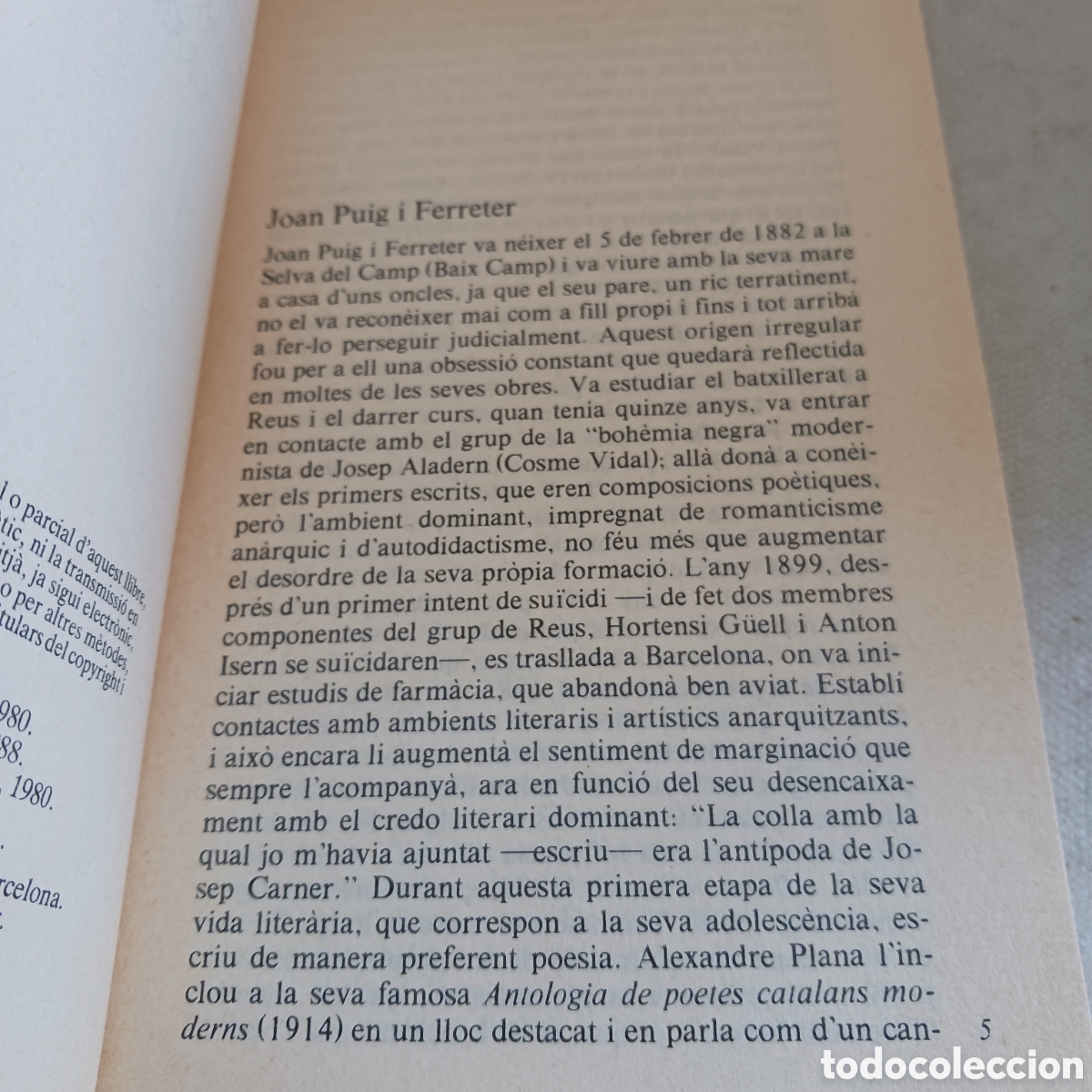Libros de segunda mano: Teatre de Joan Puig i Ferreter - Foto 7