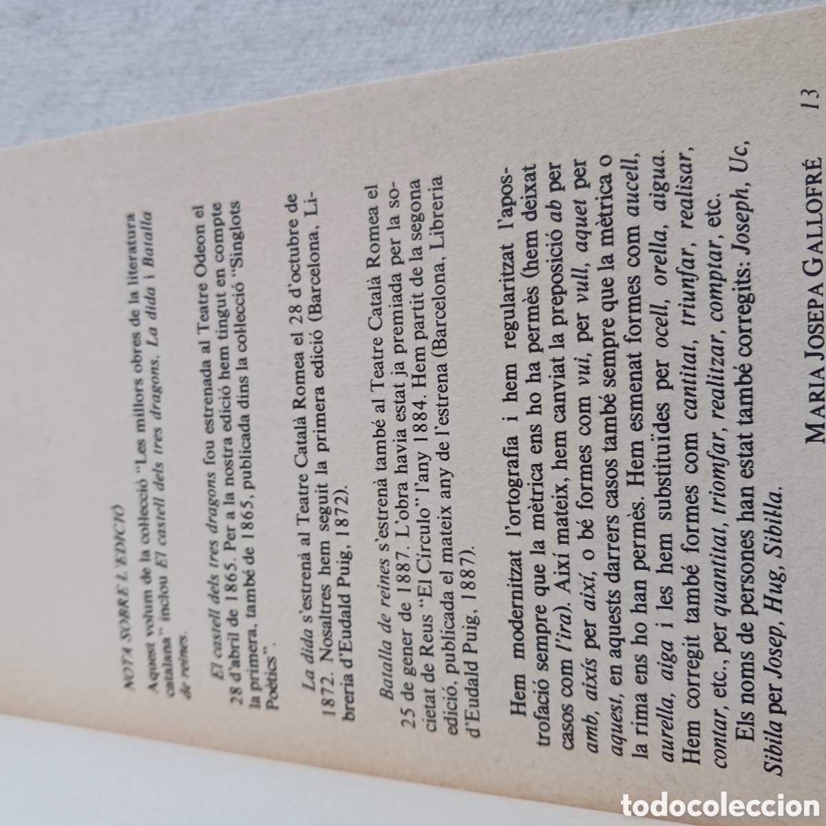 Libros de segunda mano: Teatre de Frederic Soler - Foto 8