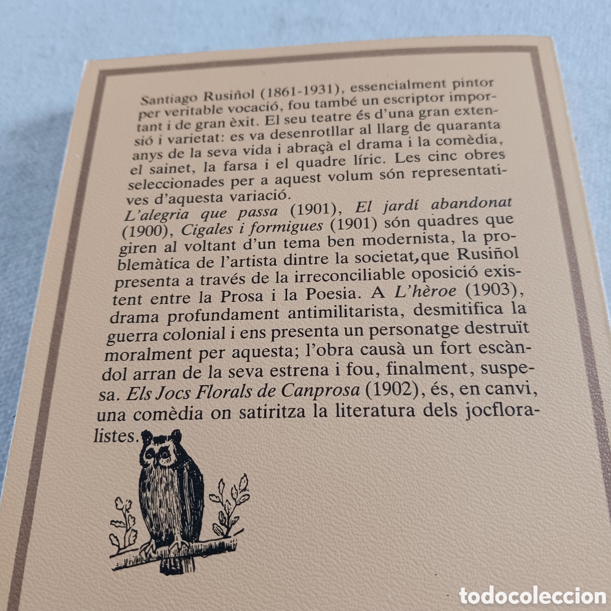 Libros de segunda mano: Teatre de Santiago Rusi&ntilde;ol - Foto 3