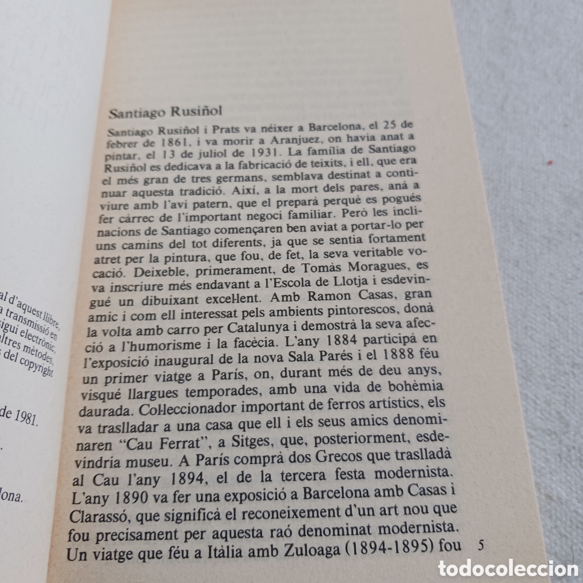 Libros de segunda mano: Teatre de Santiago Rusi&ntilde;ol - Foto 7