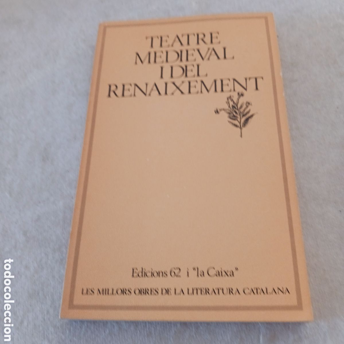 Libri di seconda mano: Teatre Medieval i del Renaixement