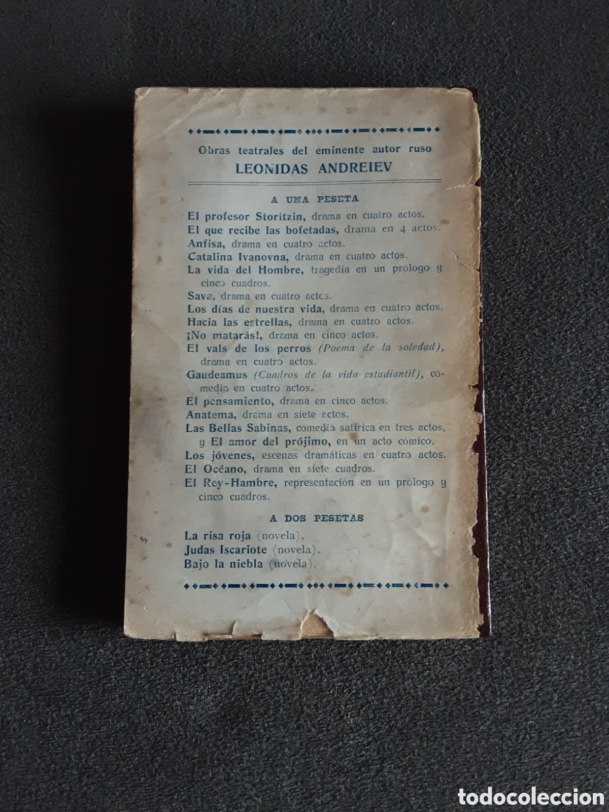 Libros de segunda mano: LIBRO ANTIGUO SIN FECHAR EL VALS DE LOS PERROS POR ANDREIEV TEATRO