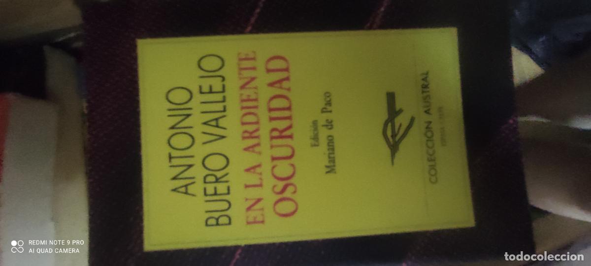 Libros de segunda mano: buero Vallejo. En la ardiente oscuridad