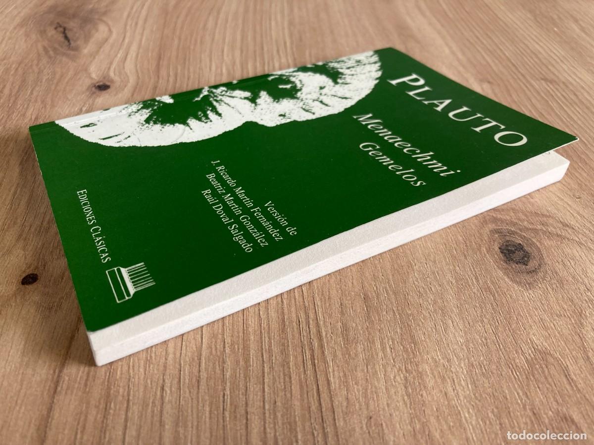 Libros de segunda mano: Menaechmi Gemelos Plauto - Foto 4