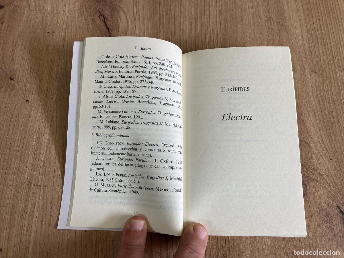 Libros de segunda mano: Electra Eur&iacute;pides Ediciones Cl&aacute;sicas - Foto 5