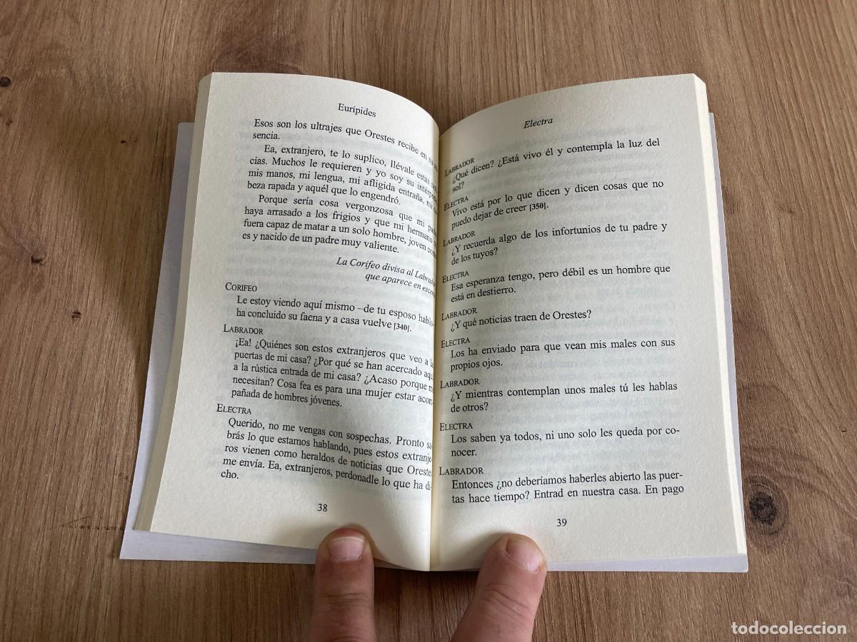 Libros de segunda mano: Electra Eur&iacute;pides Ediciones Cl&aacute;sicas - Foto 6