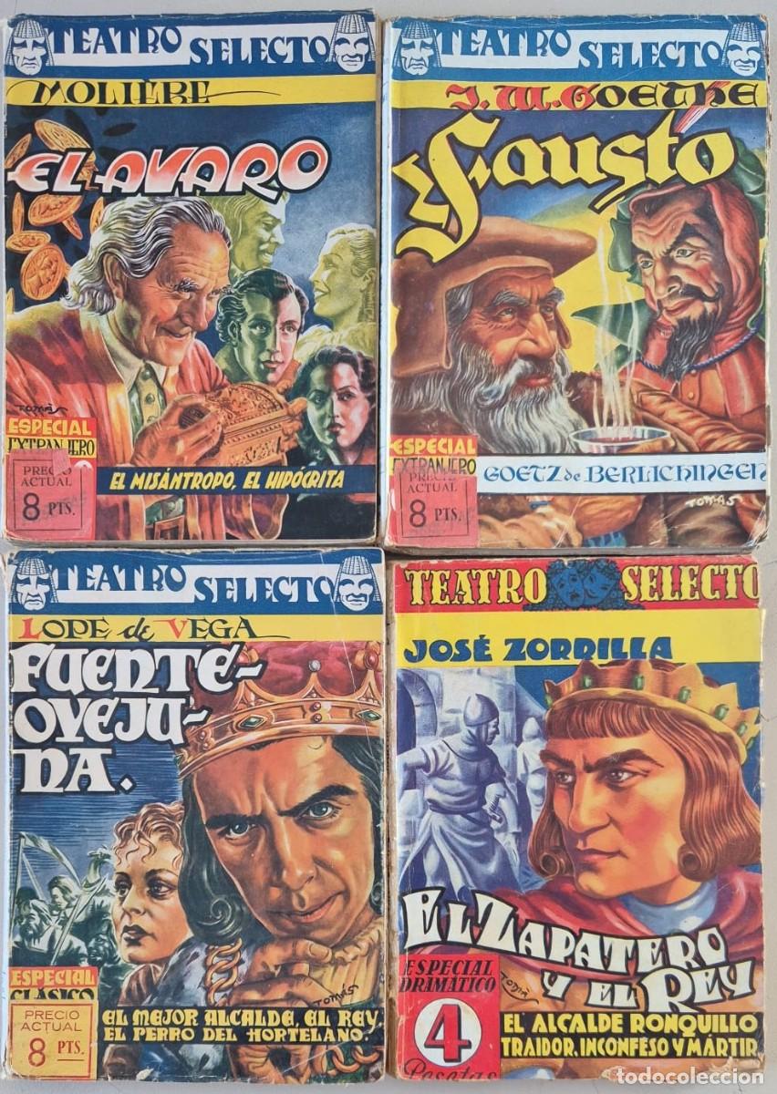 Libros de segunda mano: Colecci&oacute;n 4 libros Teatro Selecto (pack 2) - Foto 1