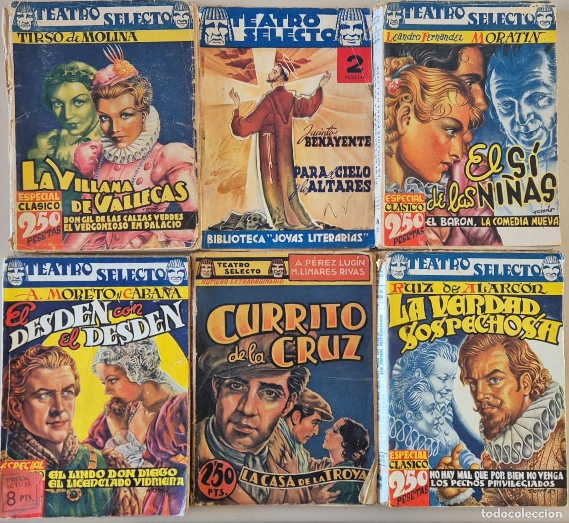 Libros de segunda mano: Colecci&oacute;n 6 libros Teatro Selecto (pack 3)