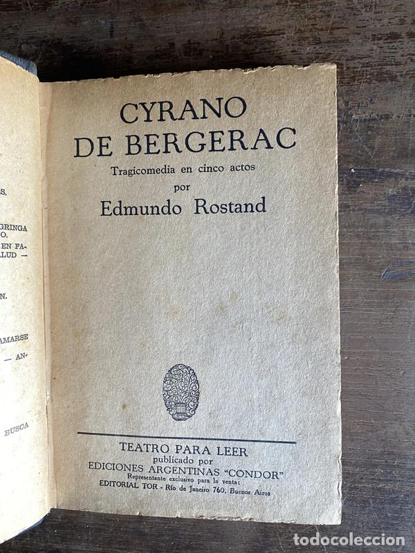 Libros de segunda mano: Cyrano de Bergerac - Rostand Edmundo